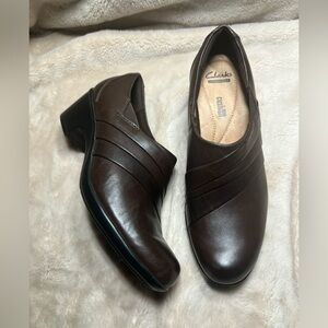 Clarks Brown Ankle Boots